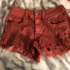 American Eagle High-Rise Festival Shorts